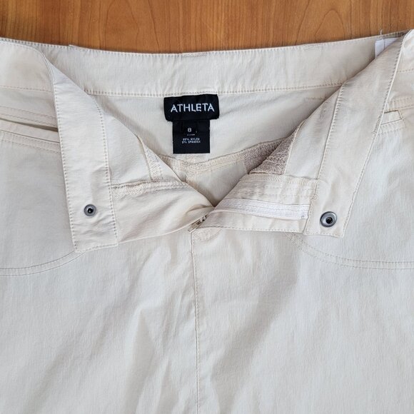 Athleta Beige Nylon Spandex Athletic Skirt with Pockets - 8 - Picture 5 of 16